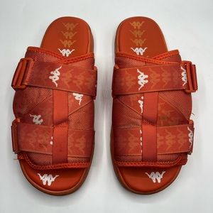 KAPPA SLIDES - 222 BANDA MITEL 1 - ORANGE AND WHITE